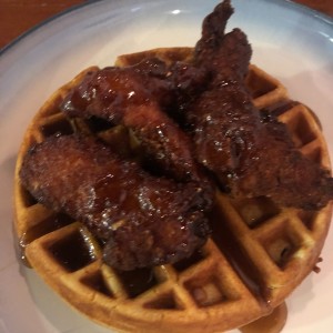 Waffles con Pollo