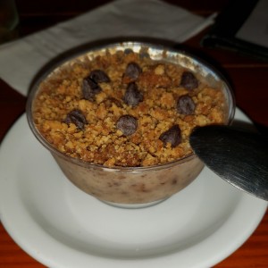 Tres leches de chocolate y galleta.