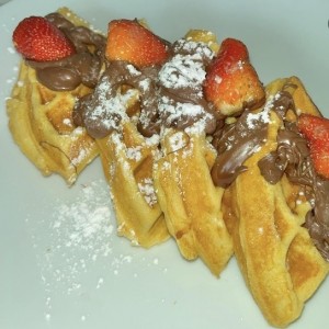 Brunch - Nutella Waffles