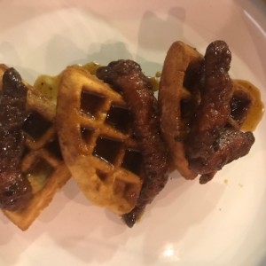 Chicken and waffles