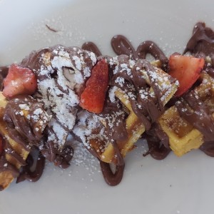 Brunch - Nutella Waffles