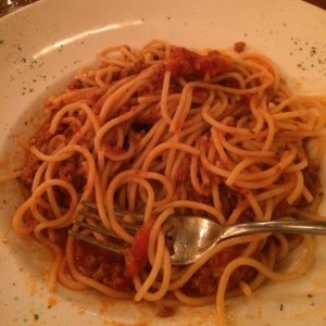 Spaguetti a la Bolognesa