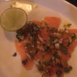 Carpaccio de Salmon 