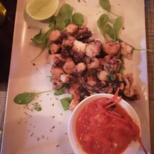 pulpo a la. parrilla