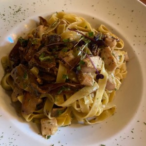 Fettucini tartufo con pollo