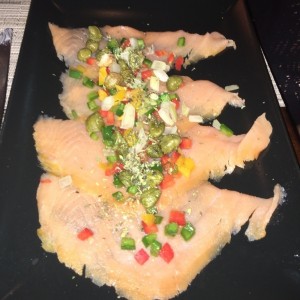 carpaccio salmon