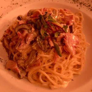 Spaguetti boscaiola