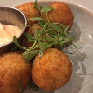 croquetas de langostinos