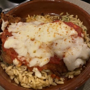 Milanesa de Pollo a la parmigiana