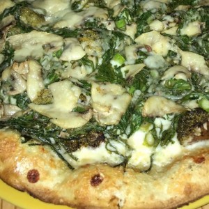 Pizza de vegetales