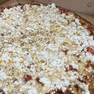 Tomate , queso feta y miel