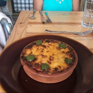 lasagna de platanos y berenjena