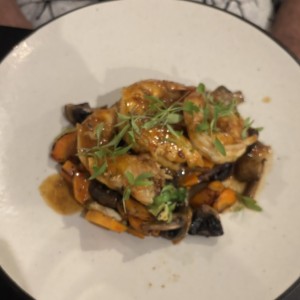Platos fuertes - Langostinos al mojito