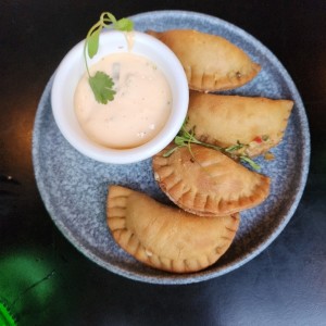 Empanaditas de calabacin y queso