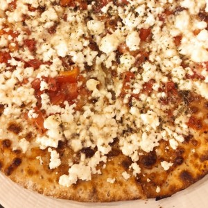 pizza queso feta y miel