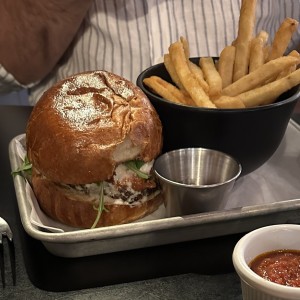 Burrata Cheese Burger