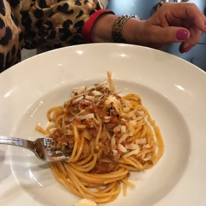 spaguetti a la bolognesa