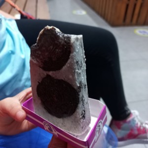 Paleta de galleta oreon