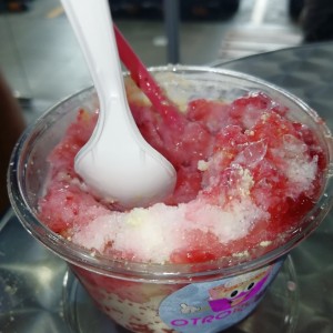 Raspado de fresa