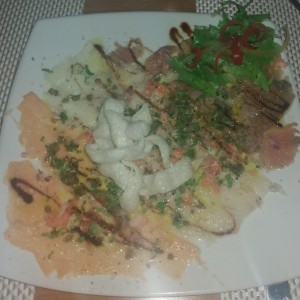 Carpaccio mixto