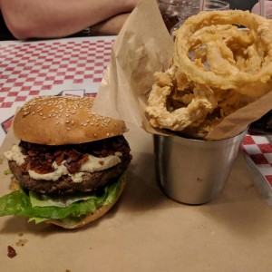 Bleu cheese burger 