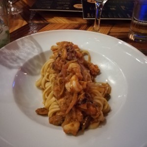 Pasta de frutos del mar