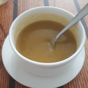 Crema de vegetales como entrada