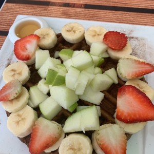 waffle de proteina