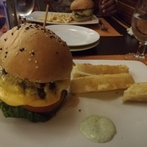 hamburguesa de queso