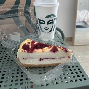 Raspberry White Chocolate Cheesecake