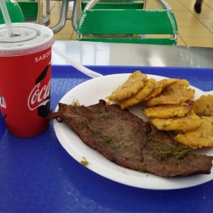 combo carne y patacones