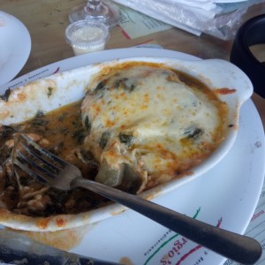 lasagna de espinacas