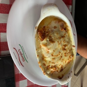 lasagna gratinada de pollo