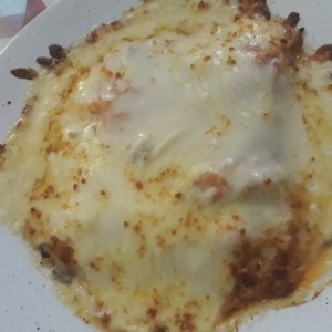 lasagna de pollo gratinada 