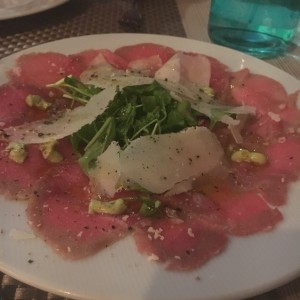 carpaccio de res