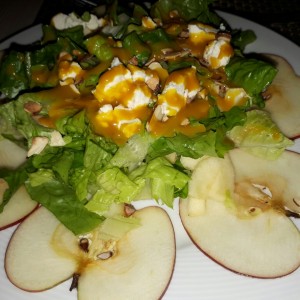 ensalada con queso de cabra