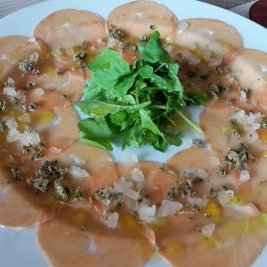 Antipasti - Carpaccio di salmone