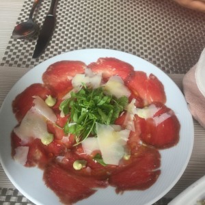 carpaccio di manzo