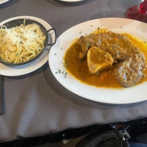 ESPECIAL:  Ossobuco con Pasta