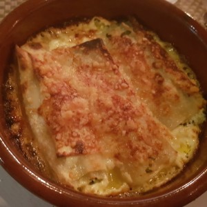 Canelones de queso 