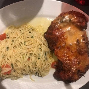 Segundo Plato - Milanesa Pollo Parmigiana