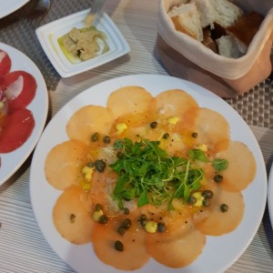 Antipasti - Carpaccio di salmone