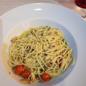 Fetuccini o linguini vongole