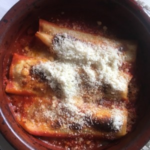 canelones de berenjena