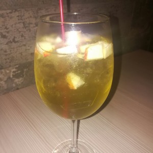 Sangria en vino de  blanco