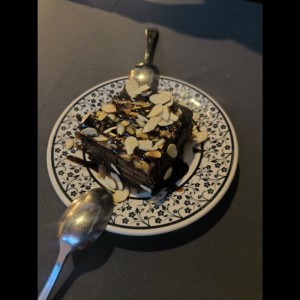 Postre de chocolate 