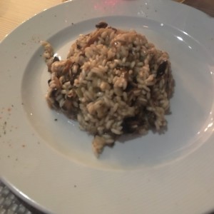 rissotto de hongos y esparragos