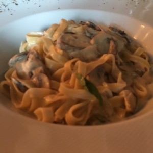 Fetuccini con hongos