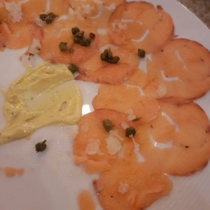 Antipasti - Carpaccio di salmone