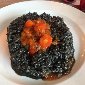 Risotto en tinta de Calamar